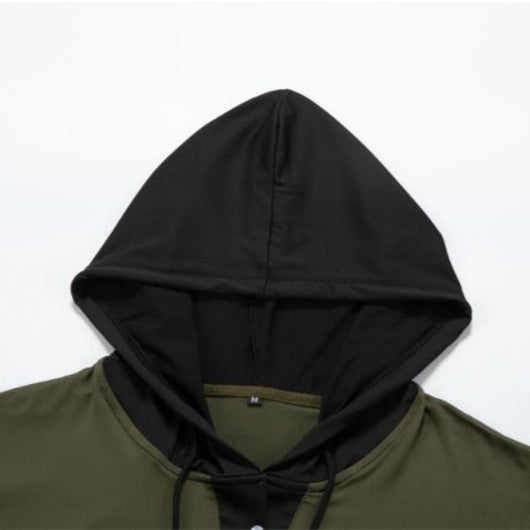 Two Toned Hooded T-Shirt (multiple options available)