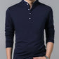 Long Sleeve Mandarin Collar Shirt (multiple options available)