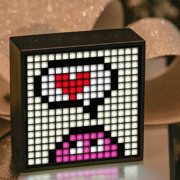 Timebox Evo Pixel Art Alarm Clock & Portable Mini Speaker