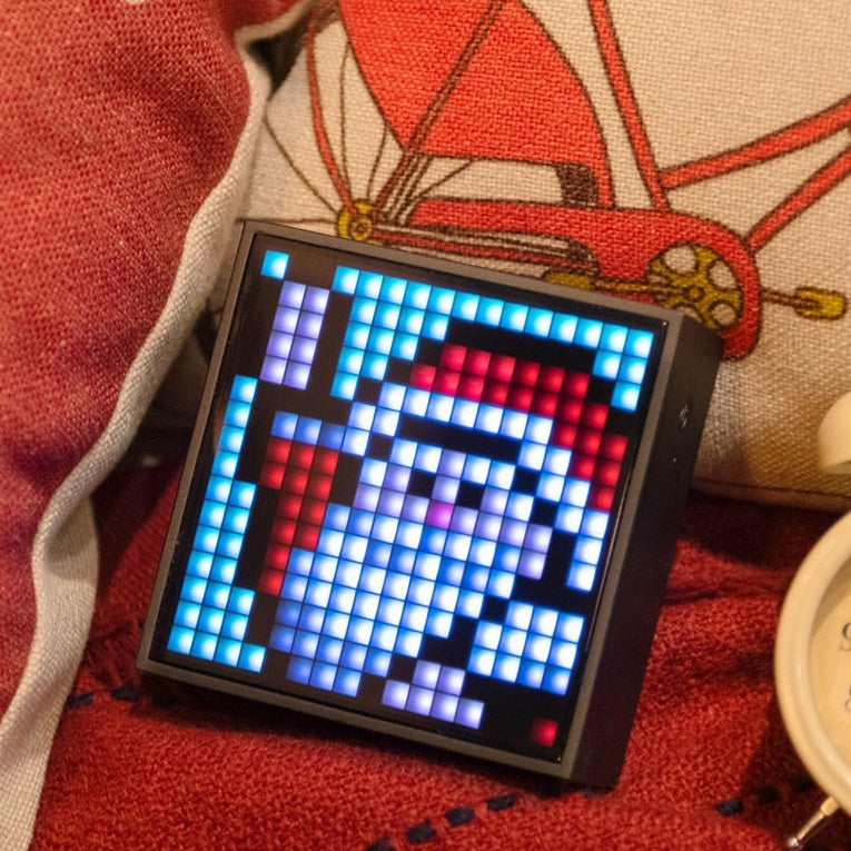 Timebox Evo Pixel Art Alarm Clock & Portable Mini Speaker