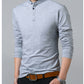 Long Sleeve Mandarin Collar Shirt (multiple options available)