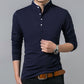 Long Sleeve Mandarin Collar Shirt (multiple options available)