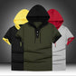 Two Toned Hooded T-Shirt (multiple options available)