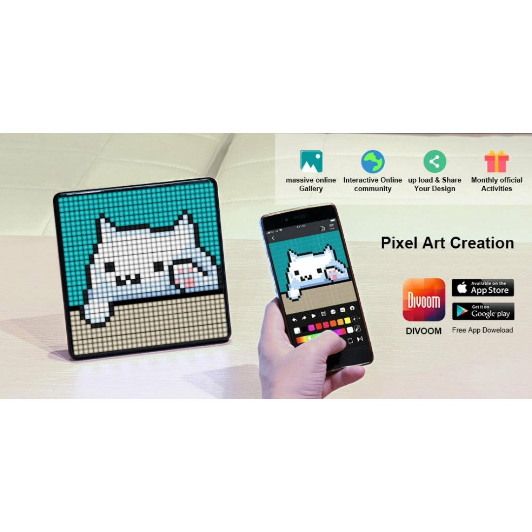 Pixoo Max Pixel Art Digital Photo Frame |32 x 32 Pixel|