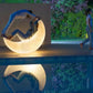 Crescent Moon LED Floor Lamp Chair