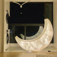 Crescent Moon LED Floor Lamp Chair