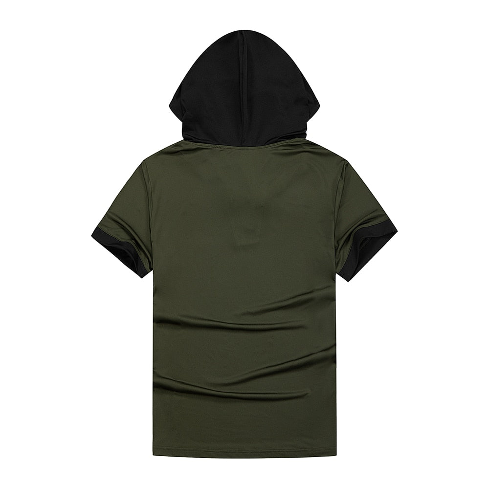 Two Toned Hooded T-Shirt (multiple options available)