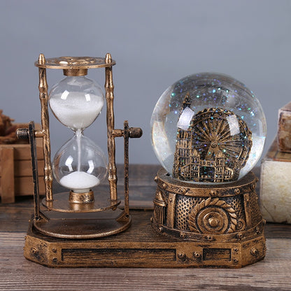 Snow Globe Hourglass (multiple options available)