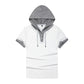 Two Toned Hooded T-Shirt (multiple options available)