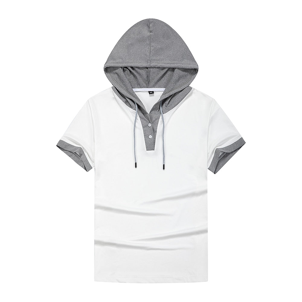 Two Toned Hooded T-Shirt (multiple options available)