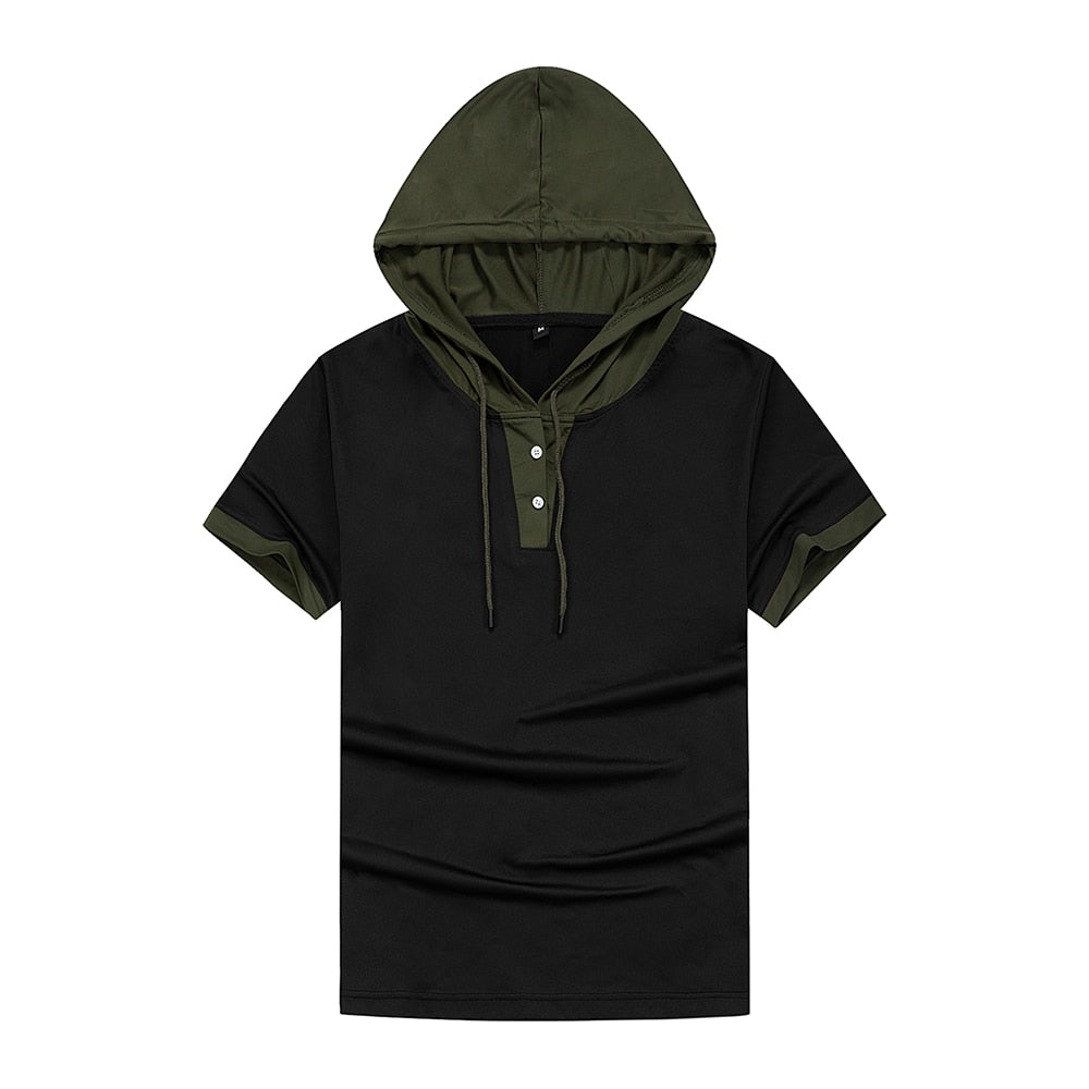 Two Toned Hooded T-Shirt (multiple options available)