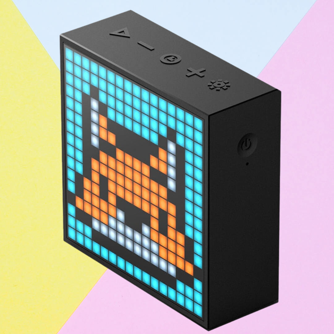 Timebox Evo Pixel Art Alarm Clock & Portable Mini Speaker