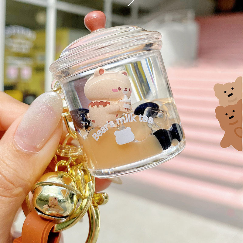 Bear's Milk Tea Keychain (multiple options available)