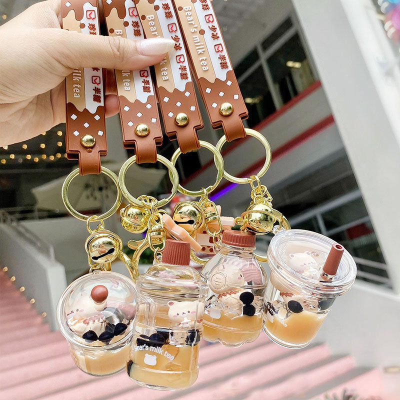 Bear's Milk Tea Keychain (multiple options available)