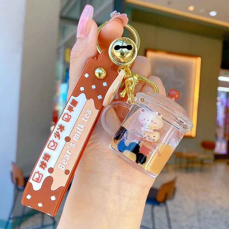 Bear's Milk Tea Keychain (multiple options available)