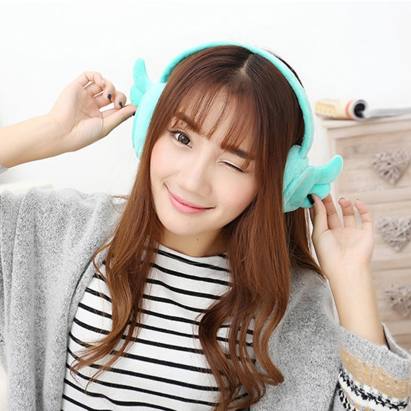 Winged Plush Earmuffs (multiple options available)