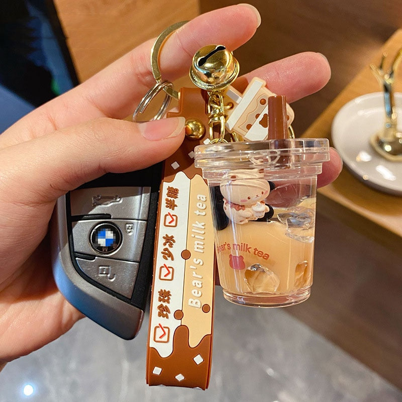 Bear's Milk Tea Keychain (multiple options available)