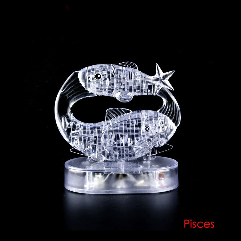 Zodiac 3D Jigsaw Puzzle with LED Light - Only Liberation