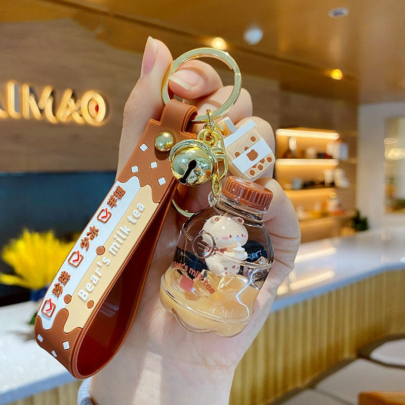 Bear's Milk Tea Keychain (multiple options available)