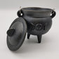 Cast Iron Altar Cauldron for Spellwork with Tripple Goddess Symbol (Wicca, Witchcraft) - Only Liberation