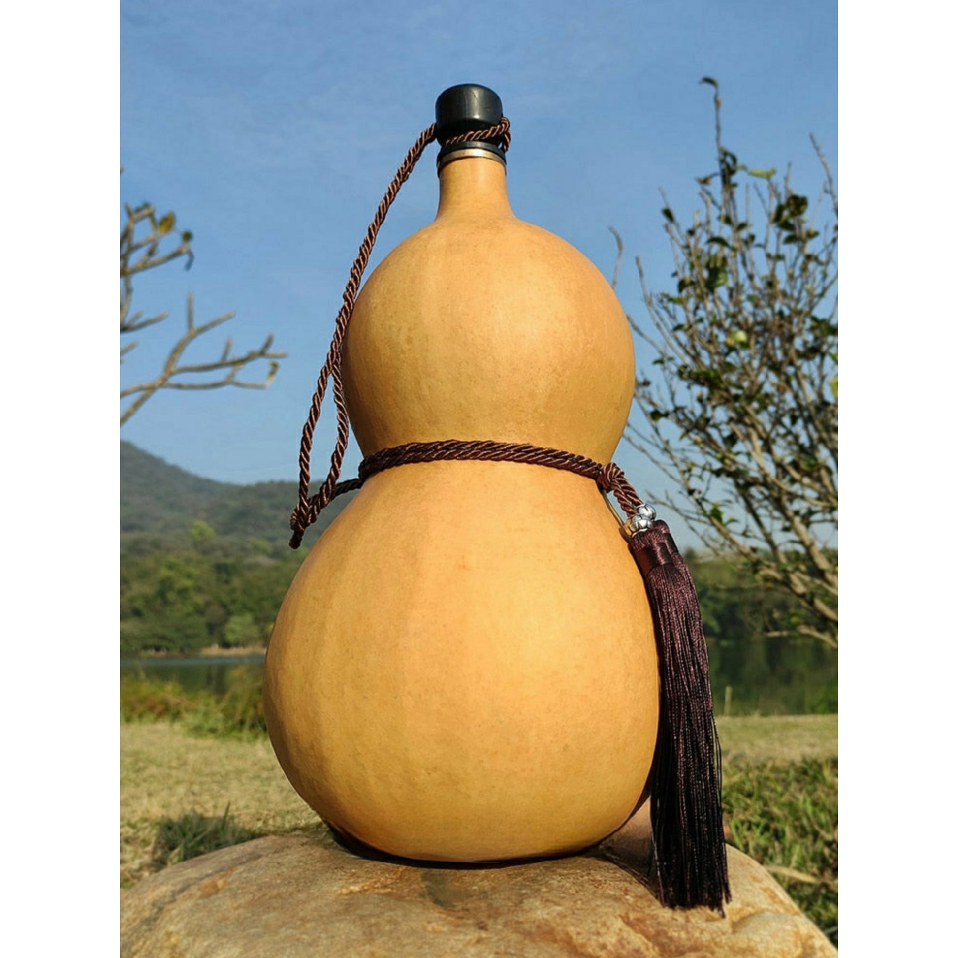 Natural Gourd Calabash Water Bottle (multiple options available) - Only Liberation