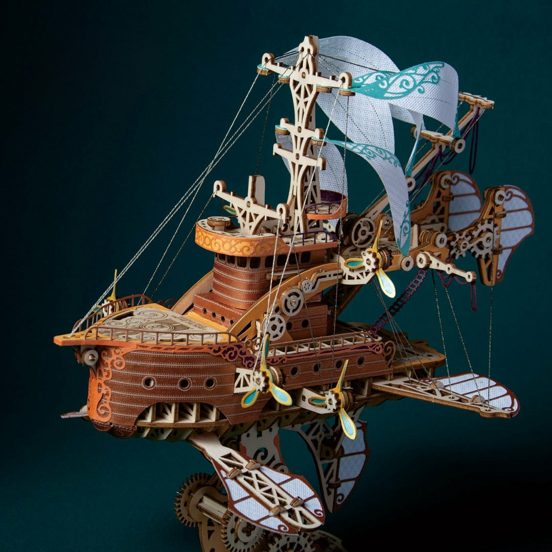 Fantasy Airship 3D Wooden Puzzle |DIY Model|