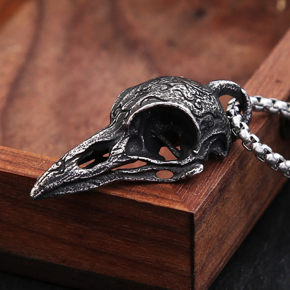 Raven Skull Pendant (multiple options available)