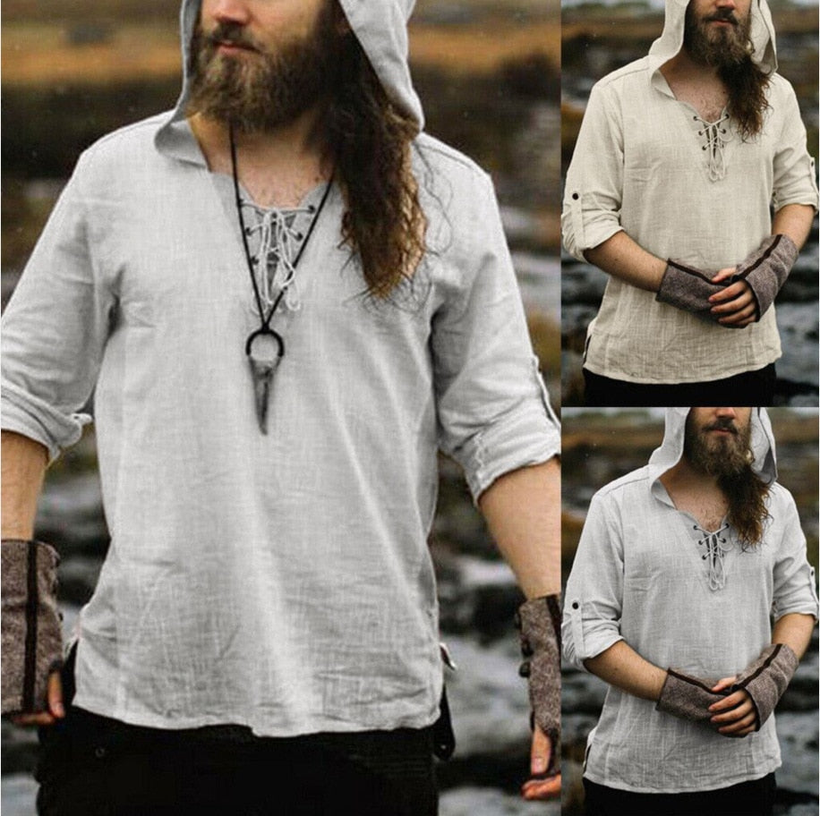 Viking's Tunic With Hood (multiple options available)