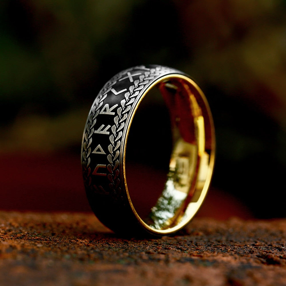 Nordic Rune Ring (multiple options available)