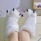 Animal Paw Plush Slippers  (multiple options available)