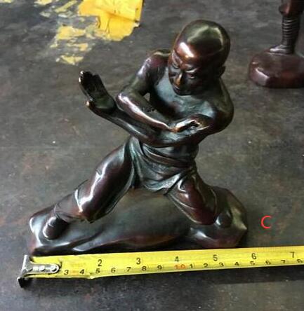 Chinese Shaolin Monk Kungfu Martial Arts Statue (multiple options available)