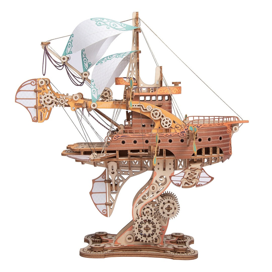 Fantasy Airship 3D Wooden Puzzle |DIY Model|