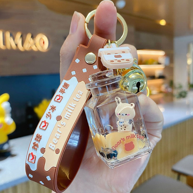 Bear's Milk Tea Keychain (multiple options available)