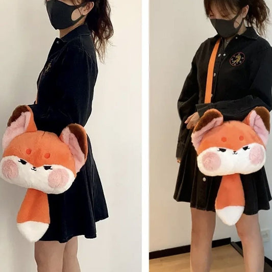 Plush Fox Purse