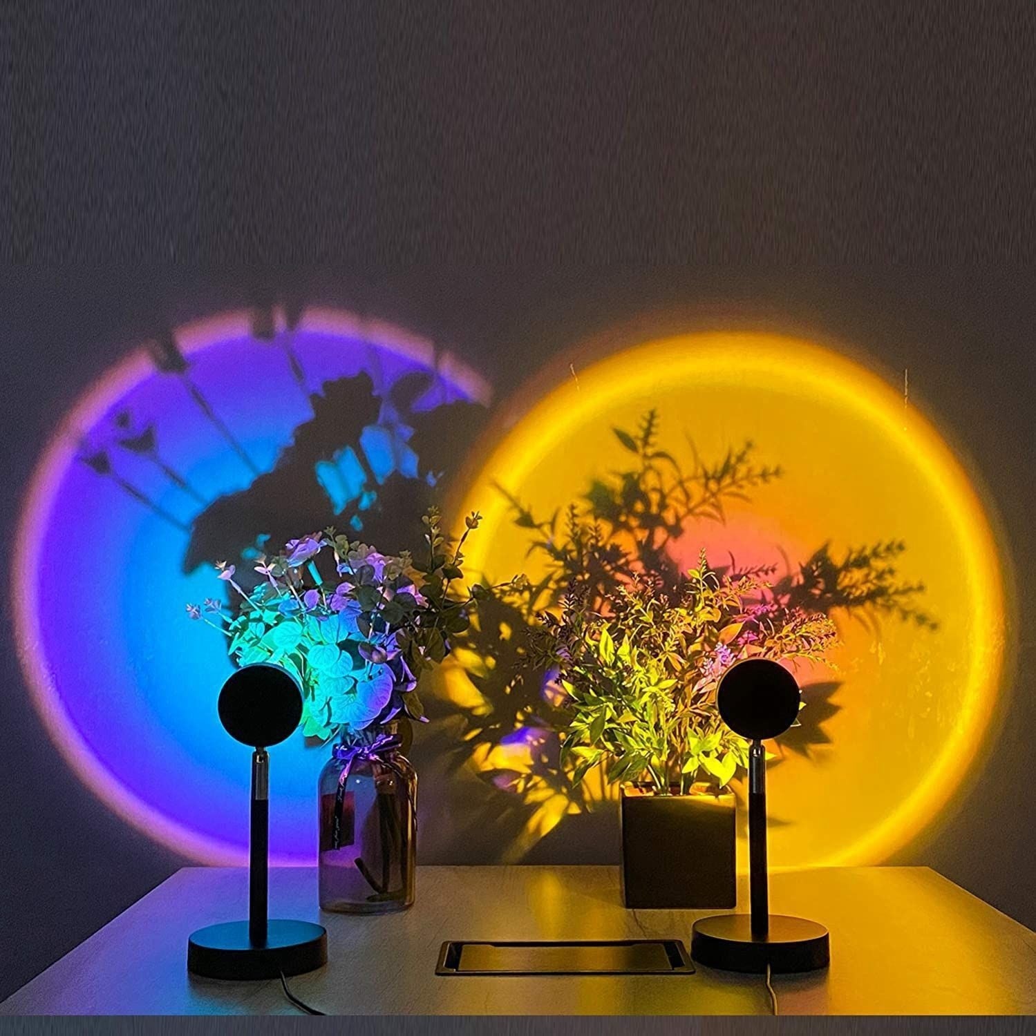 Atmosphere Lighting Sunset LED Rainbow Neon Light Lamp - Only Liberation