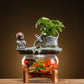 Zen Water Fountain Fishbowl With LED Lamp & Incense Burner (multiple options available)