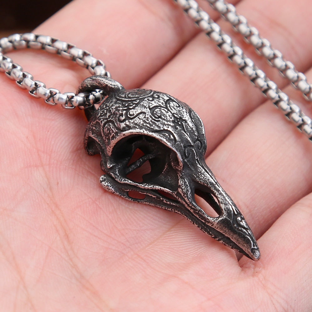 Raven Skull Pendant (multiple options available)