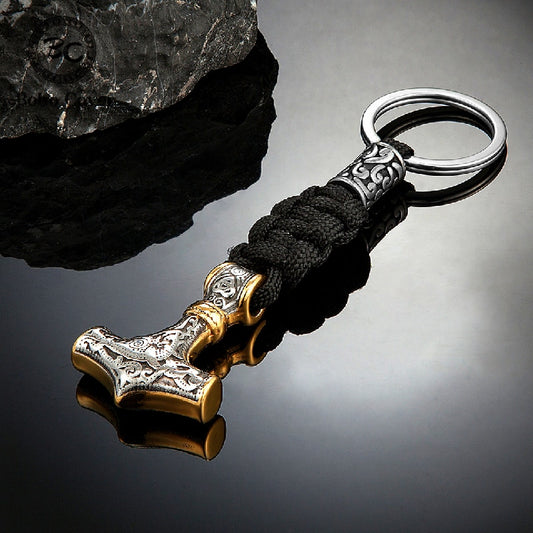Thor's Hammer Norse Viking  Keychain  (multiple options available)