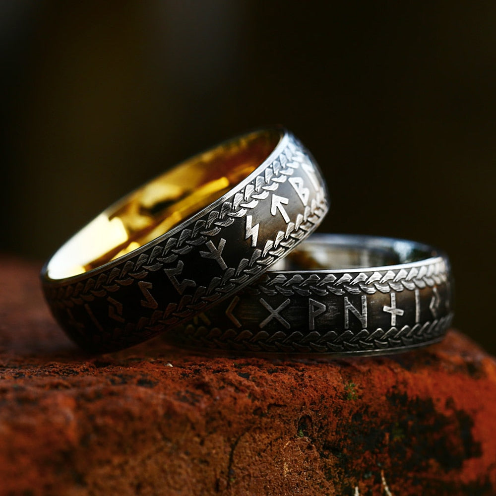 Nordic Rune Ring (multiple options available)