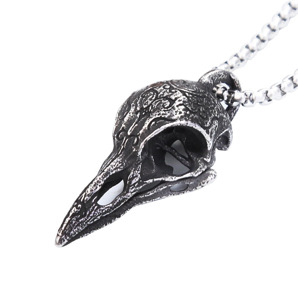 Raven Skull Pendant (multiple options available)