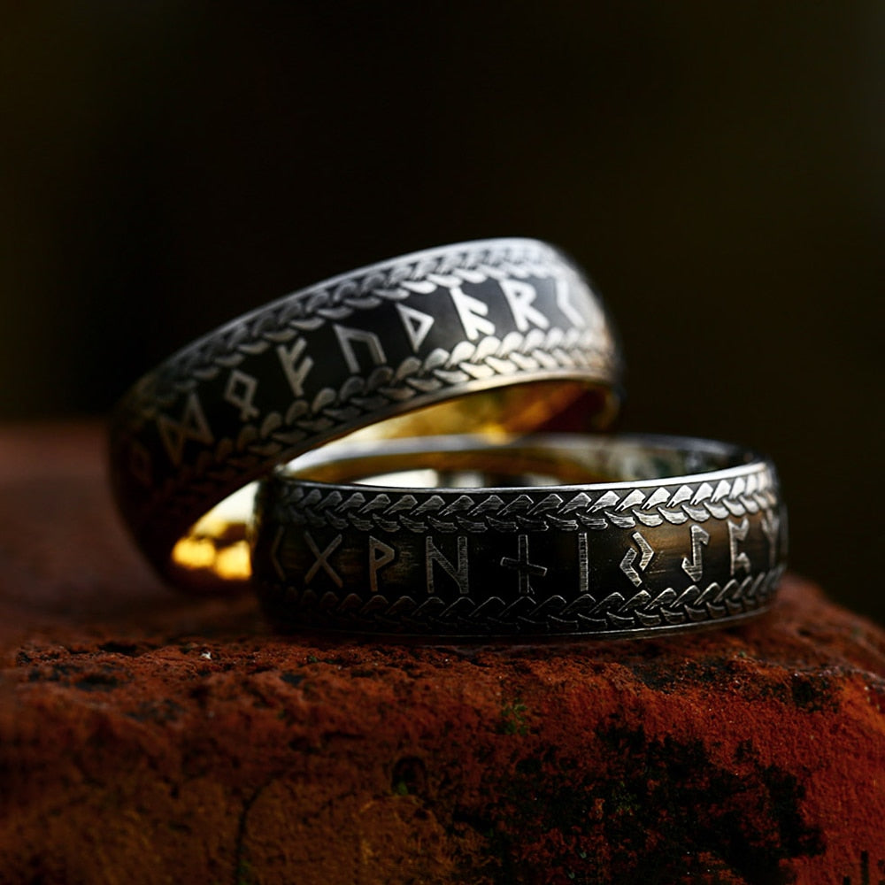 Nordic Rune Ring (multiple options available)