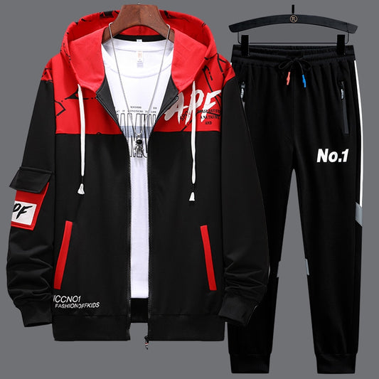 Two Piece Tracksuit |Zip-up Hoodie & Sweatpants Set| (multiple options available)