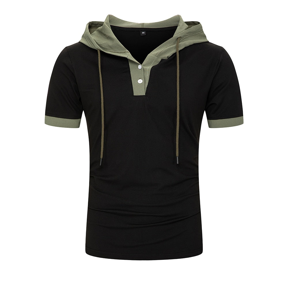 Two Toned Hooded T-Shirt (multiple options available)