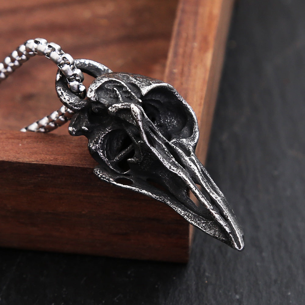 Raven Skull Pendant (multiple options available)