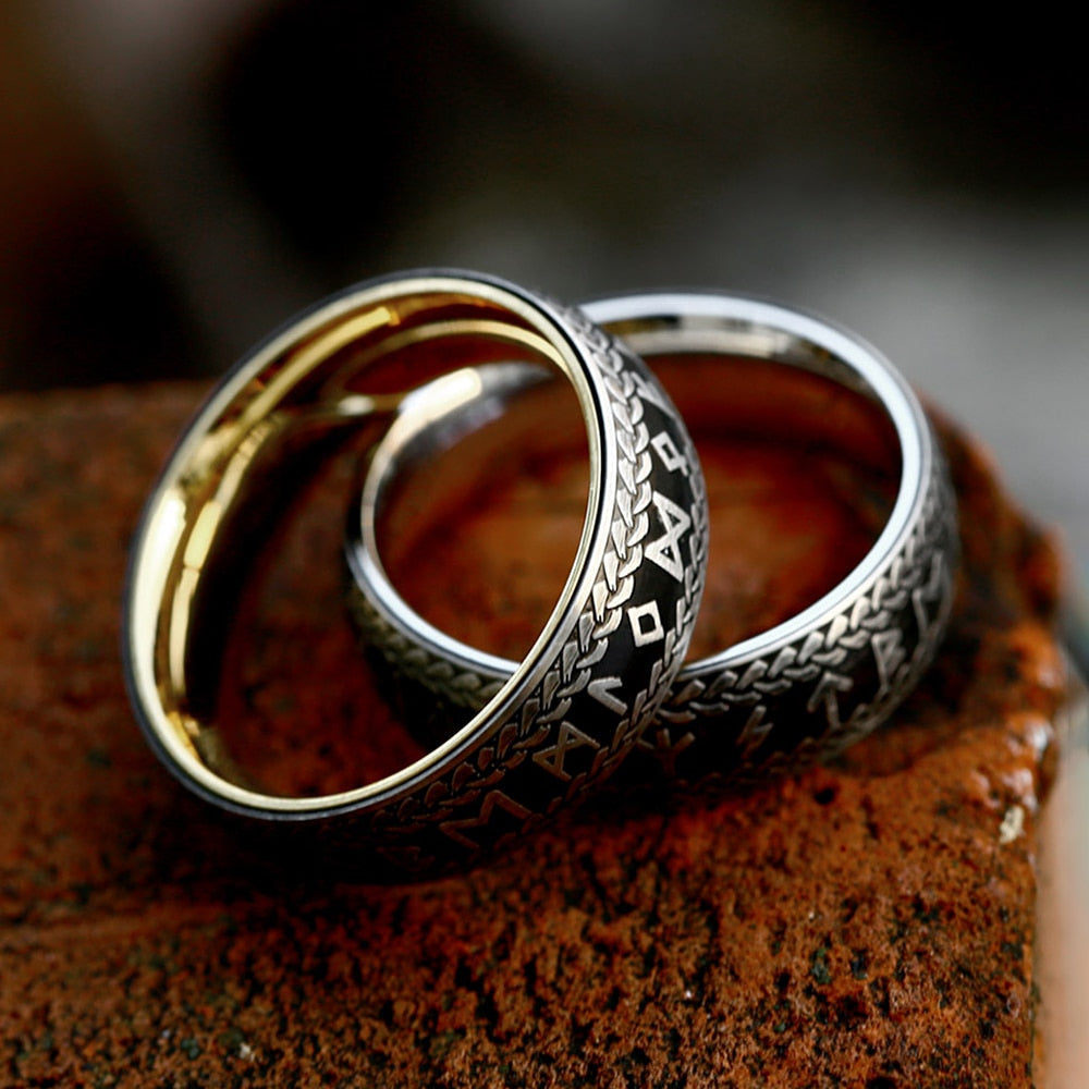 Nordic Rune Ring (multiple options available)