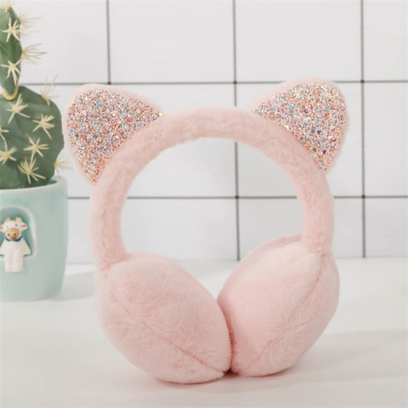 Winged Plush Earmuffs (multiple options available)