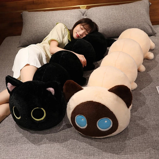 The "Cat-er-pillar" Plush Cat Pillow (multiple options available)