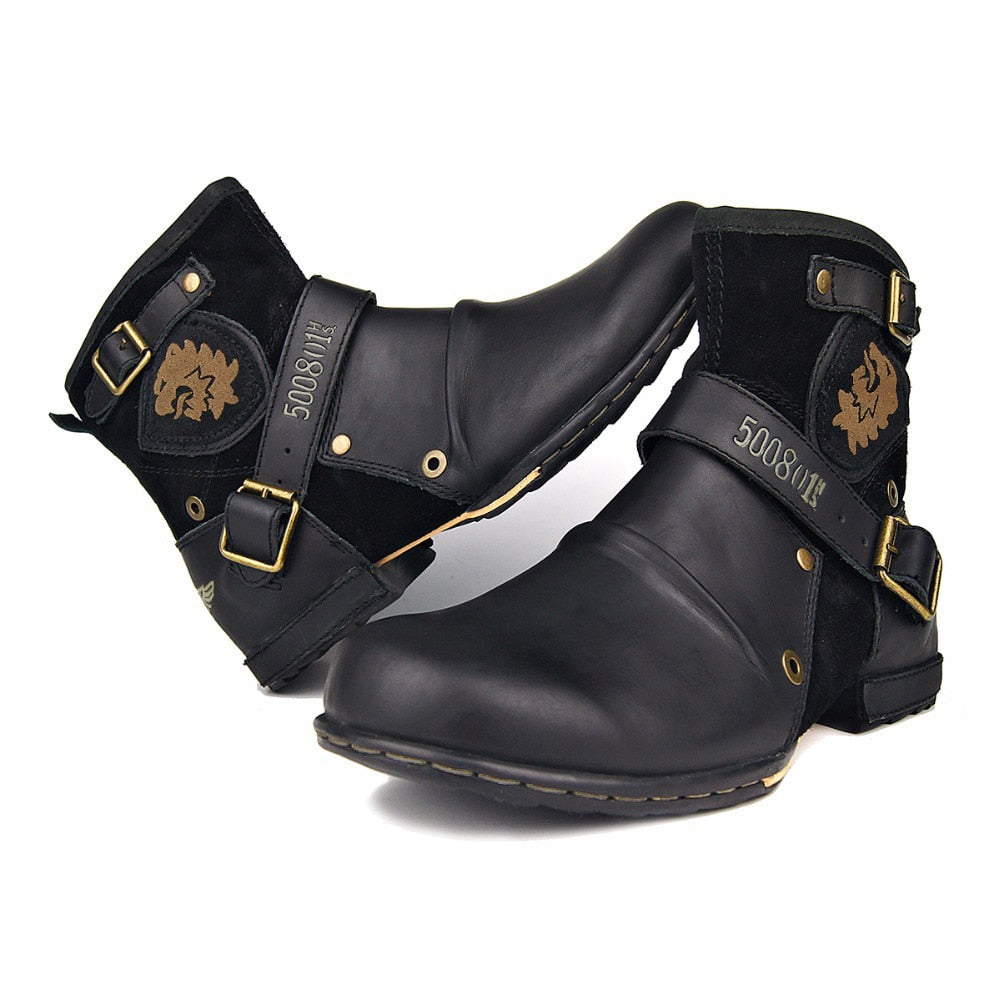 Men's Golden Lion Round Toe Boot (multiple options available) - Only Liberation