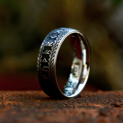 Nordic Rune Ring (multiple options available)