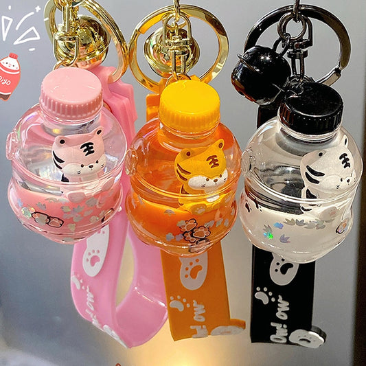 Tiger In a Bottle Keychain (multiple options available)